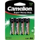Camelion super heavy duty AA elementas (4 vnt.)